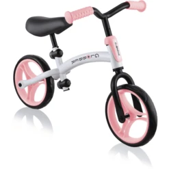 GLOBBER Go Bike Duo Weiß Pastellrosa