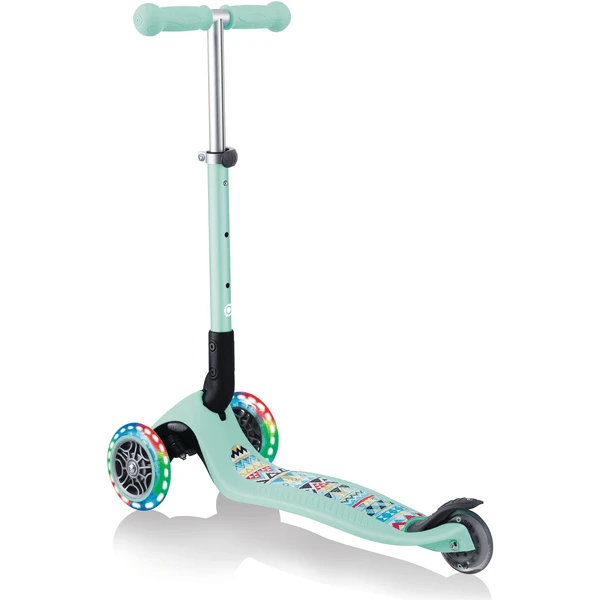 GLOBBER JUNIOR FOLDABLE FANTASY LIGHTS Mint-Tribal, Mit Leuchtrollen