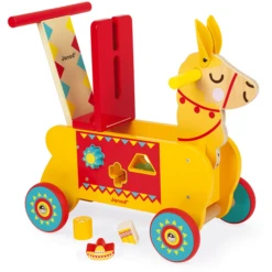Janod® Laufrad Lama Zum Schieben Mit Sortierspiel
