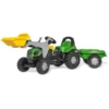 ROLLY TOYS Rolly®toys Rollykid Deutz-Fahr 5115 G TB Mit Lader Und Anhänger