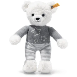 Steiff Teddybär Knuffi Weiß/grau, 30 Cm